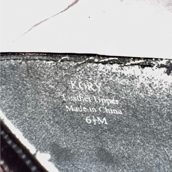 J Renee suede flats animal print insert patent leather accent size 6.5 - Picture 3 of 9